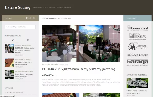Jesteśmy współwydawcą bloga o tematyce budowlanej