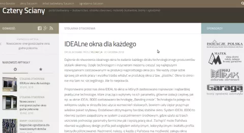 Okna pcv na portalu budowlanym