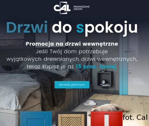 Świąteczna promocja drzwi Cal