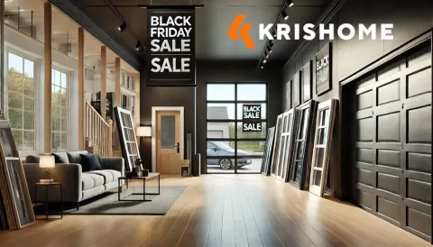 Black Week 2025 - promocja na bramy garażowe KRISHOME