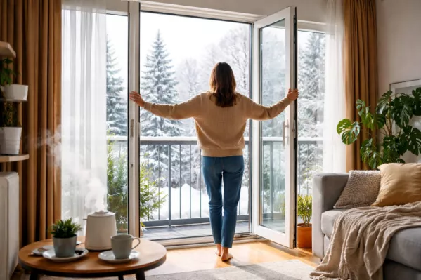 Jak wietrzyć dom zimą, aby nie tracić ciepła?