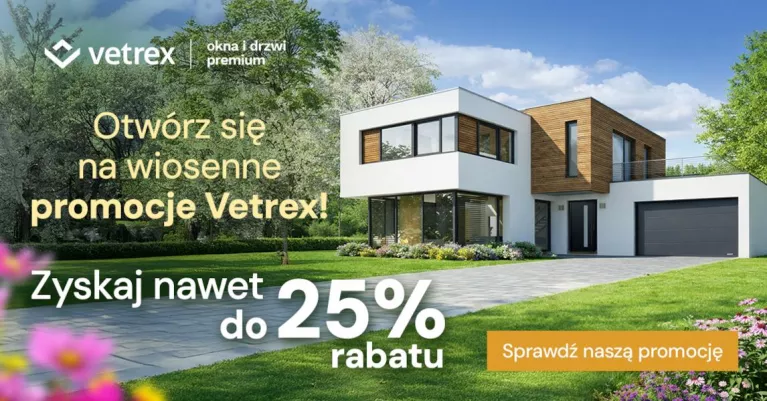 Promocja Wiosenna Vetrex - skorzystaj z rabatów nawet do 25%