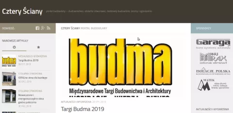 Kilka słów o Budmie na blogu
